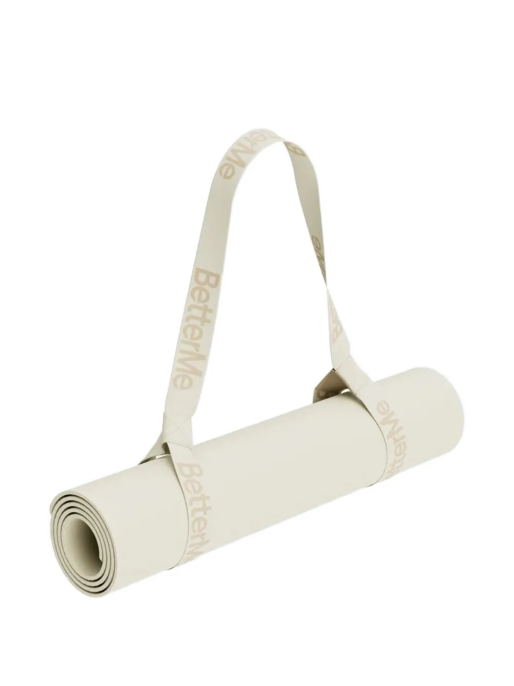 BetterMe Set met mat en logoband Beige