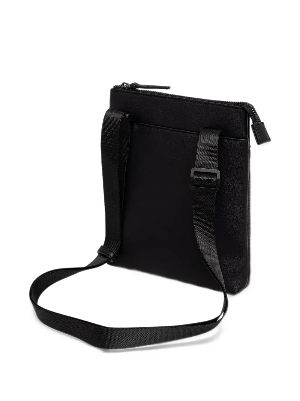 Armani Exchange logo-embossed messenger bag - Nero