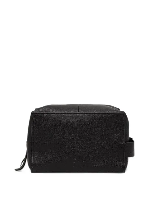 AllSaints grained-leather wash bag