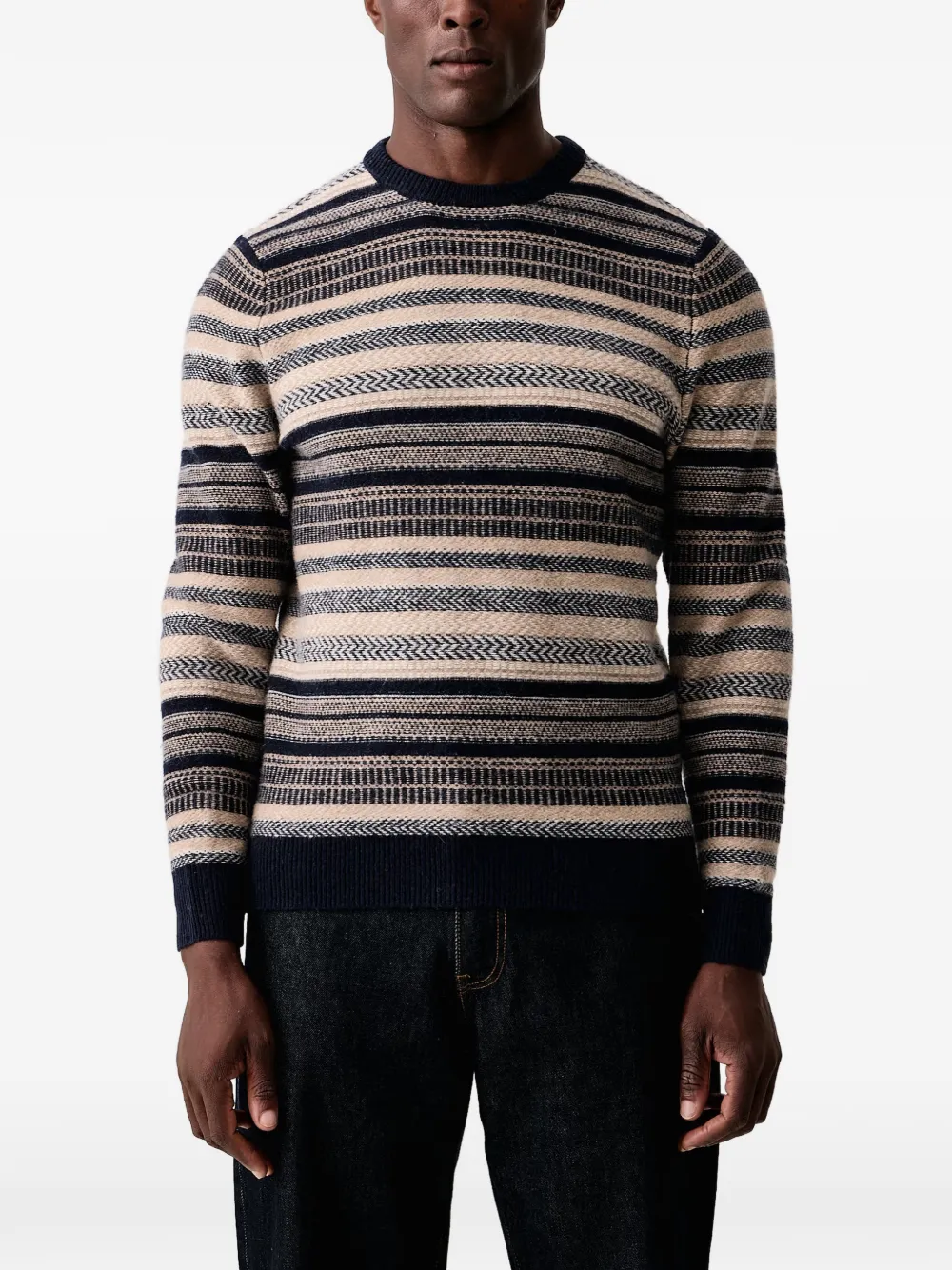Barbour Highsted Fair Isle crew neck jumper | Knitted Sweaters | Image 2