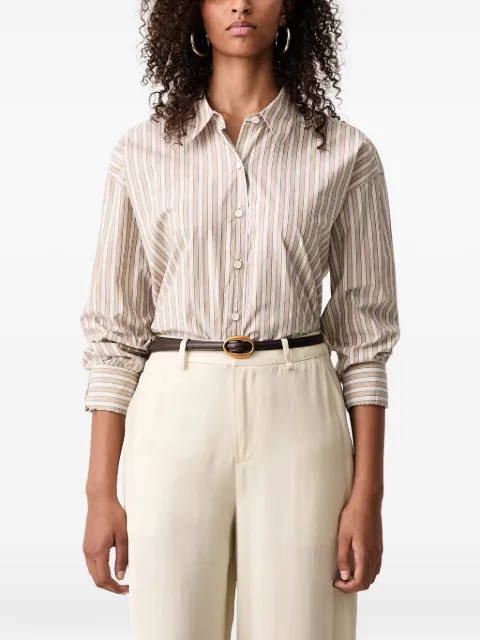 Barbour Fawne striped relaxed shirt