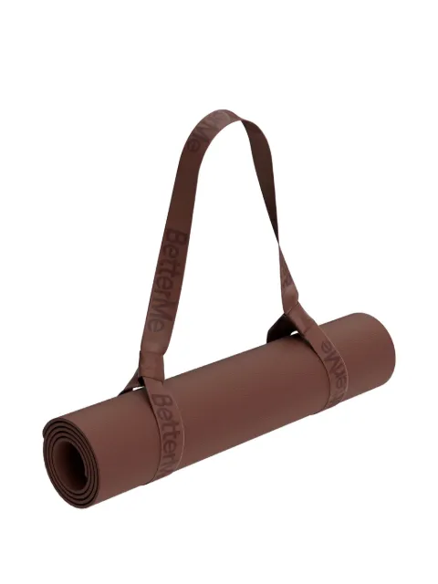 BetterMe logo-print yoga mat and strap set