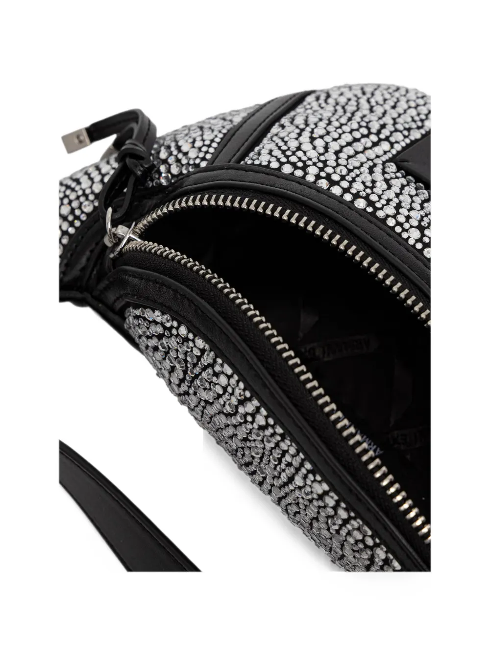 Armani Exchange crystal-embellished belt bag Zwart