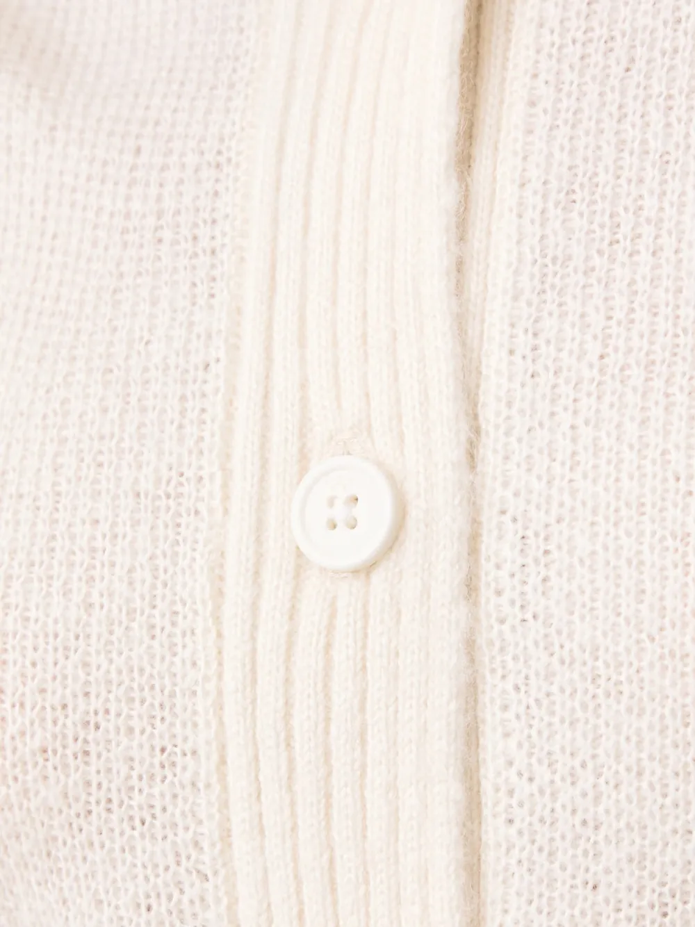 Vans teddy round-neck cardigan Wit