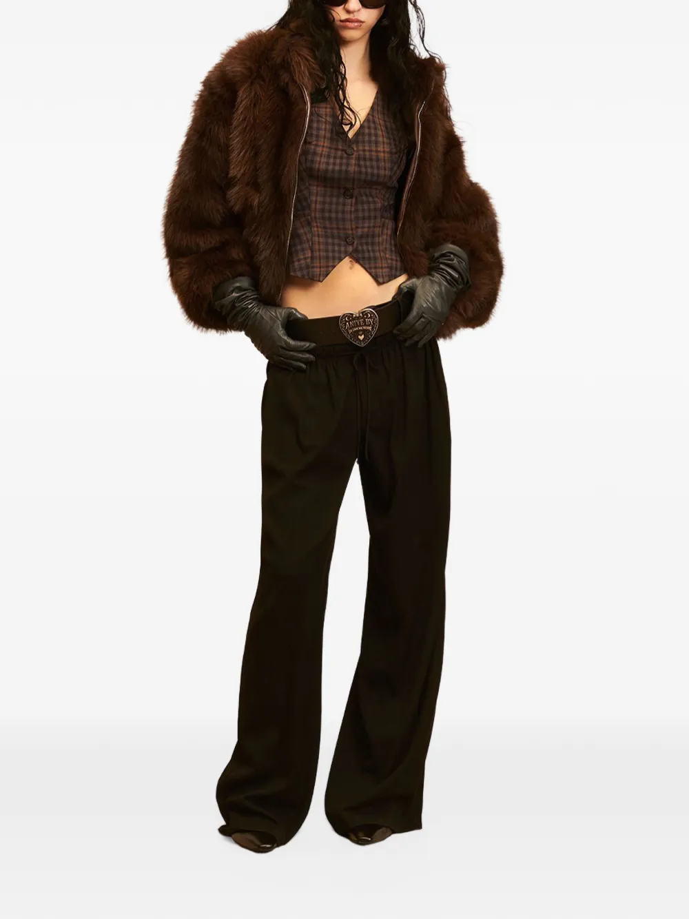 Aniye By Yvette faux-fur jacket Bruin