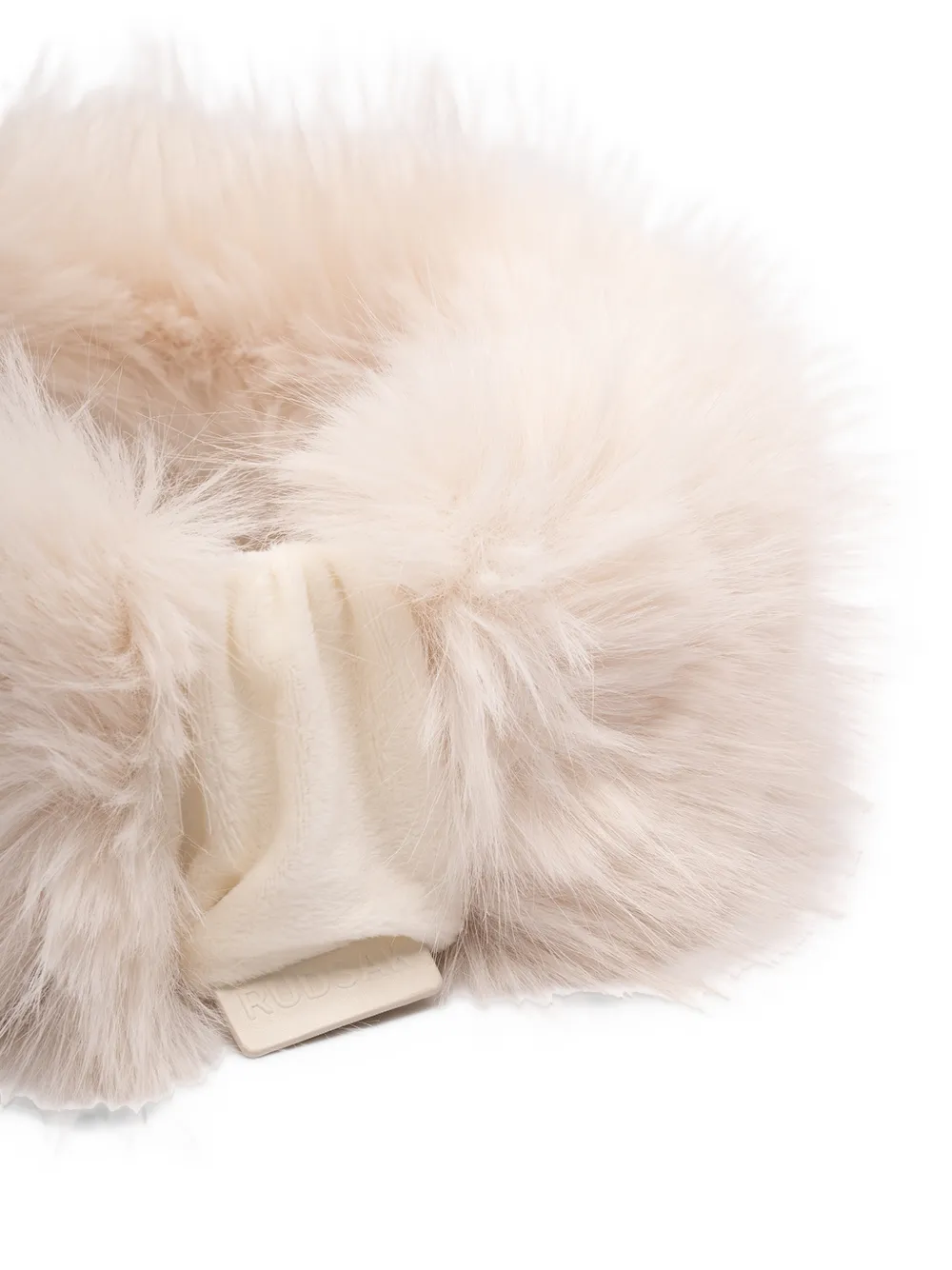 RUDSAK Arlette faux-fur headband Beige