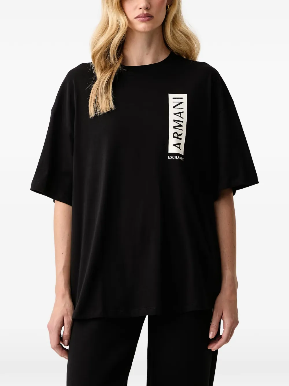 Armani Exchange logo-print T-shirt - Nero