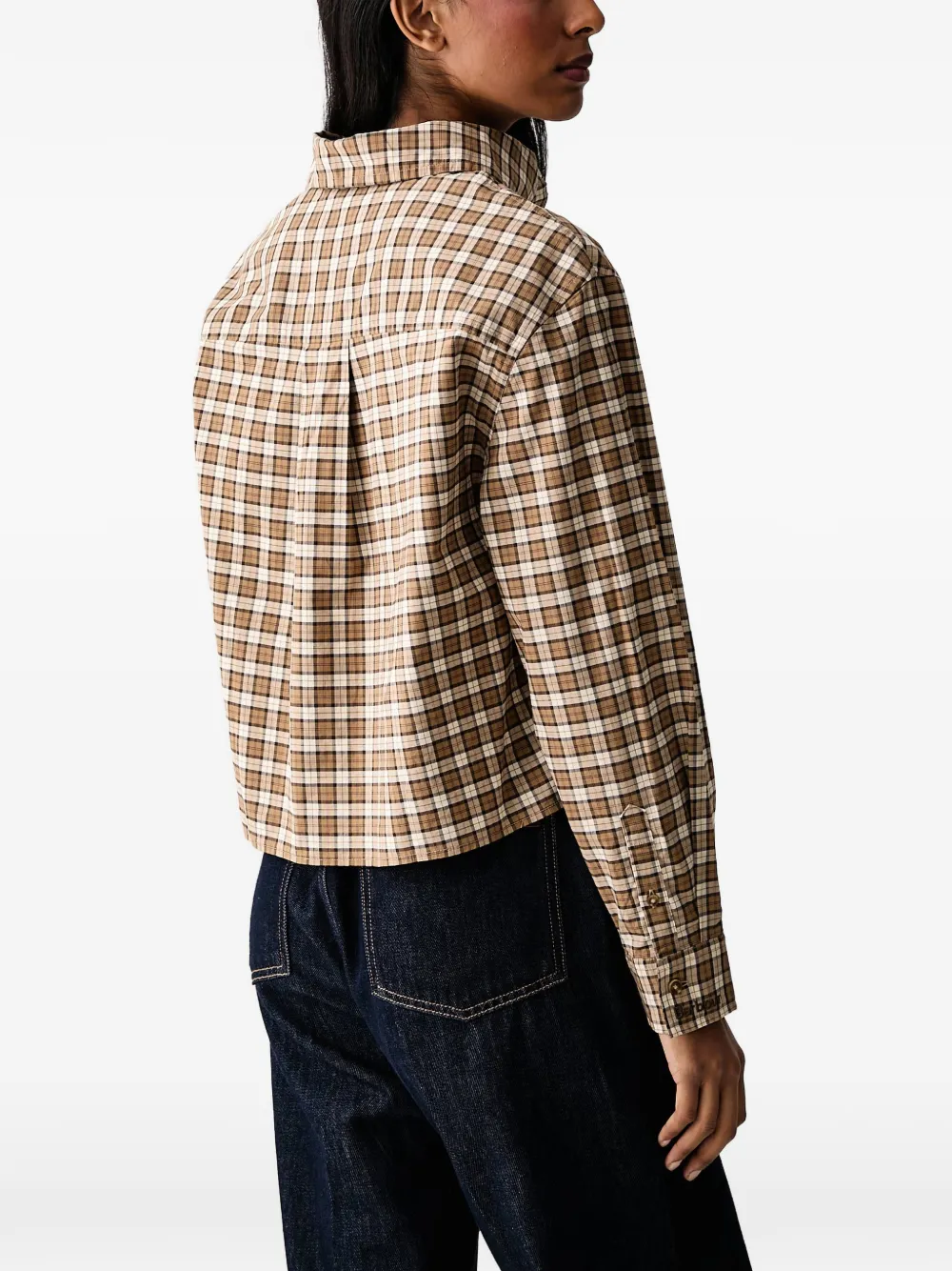 Barbour Ravenshill boxy shirt Bruin