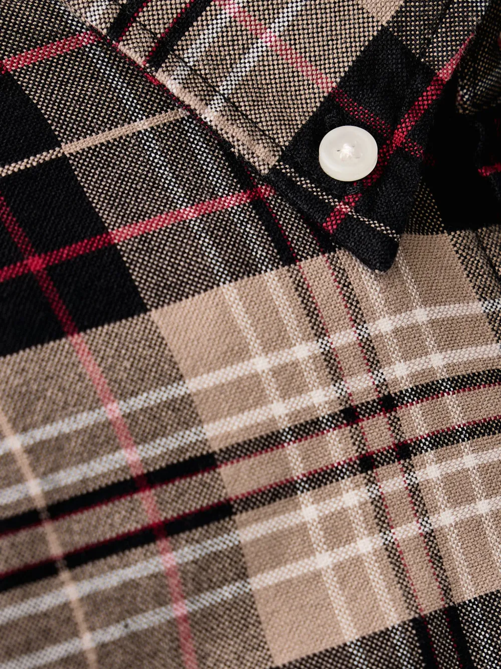 Barbour Annan authentic-fit long-sleeved shirt Beige