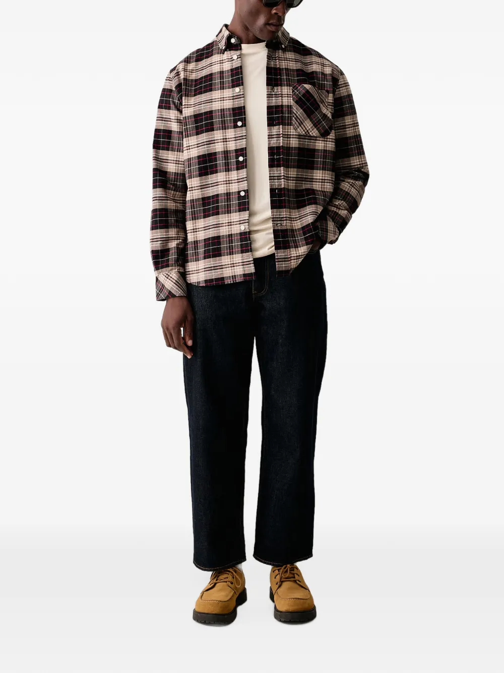 Barbour Annan authentic-fit long-sleeved shirt Beige