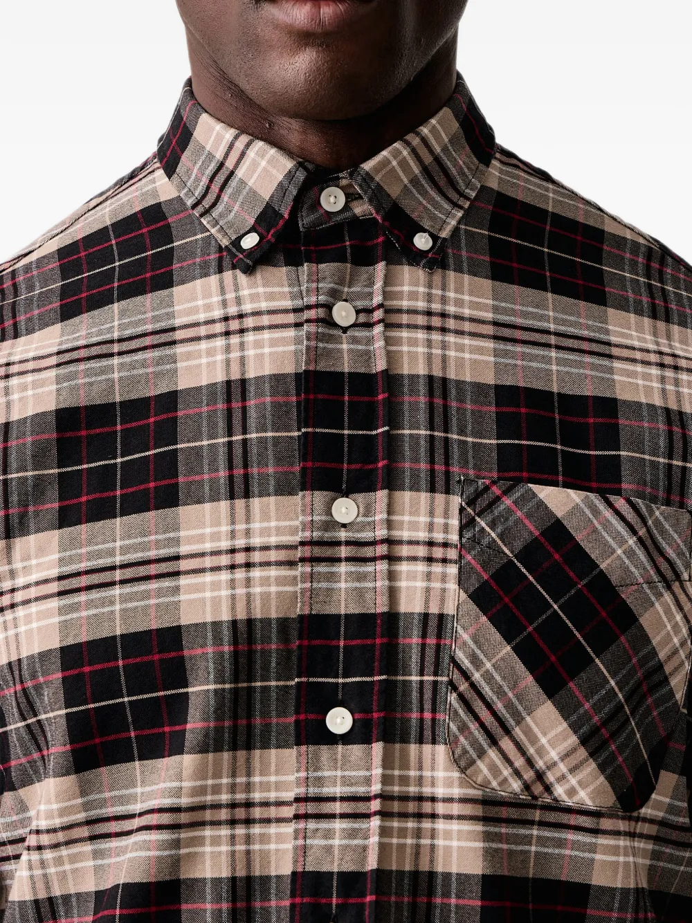 Barbour Annan authentic-fit long-sleeved shirt Beige
