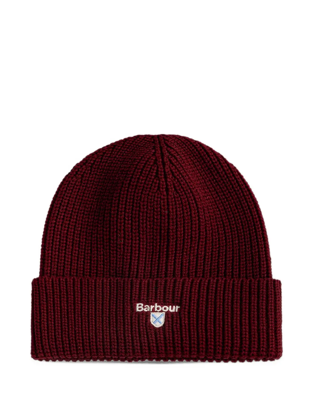 Barbour Cascade beanie and scarf gift set Rood