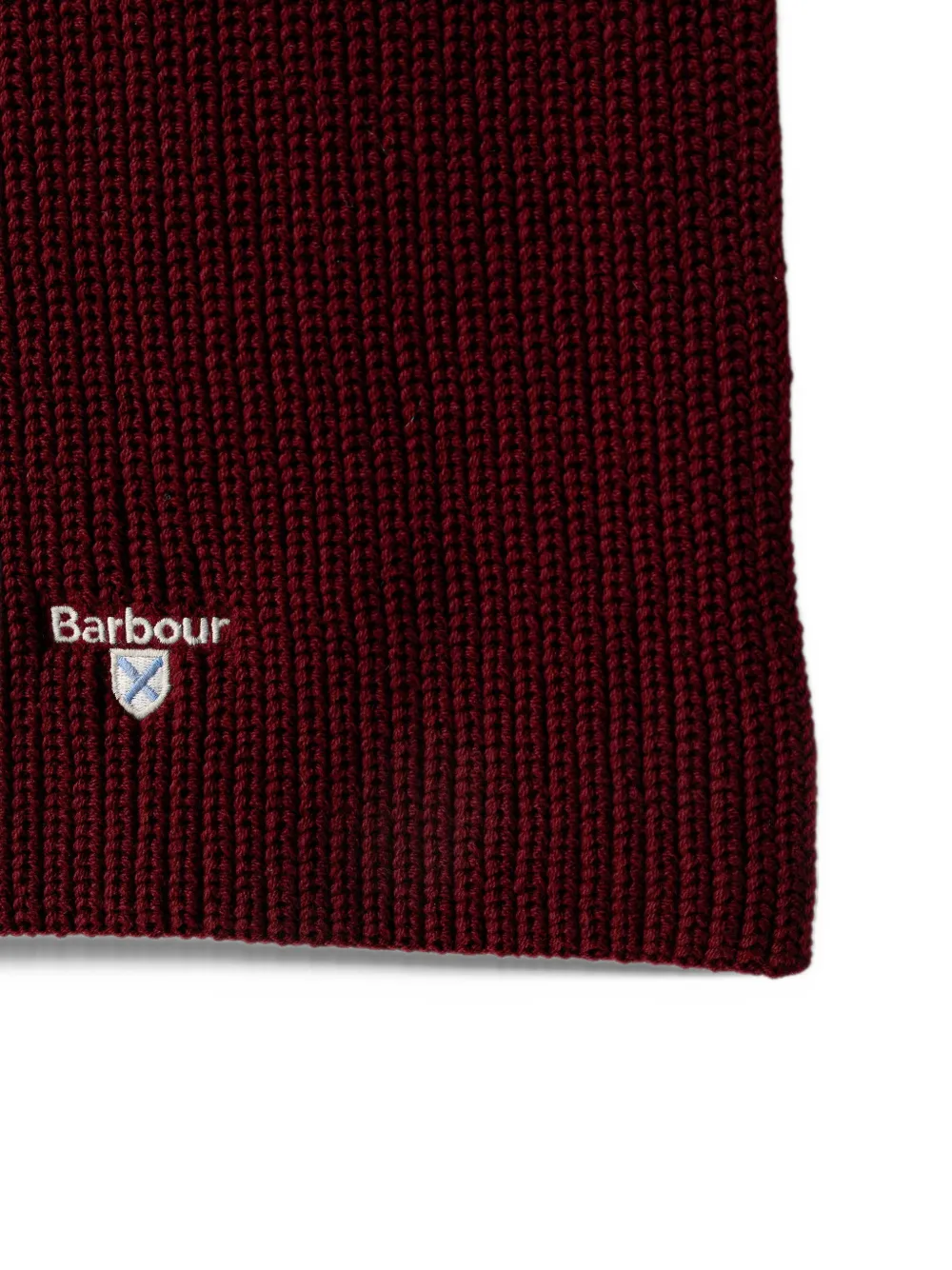 Barbour Cascade beanie and scarf gift set Rood