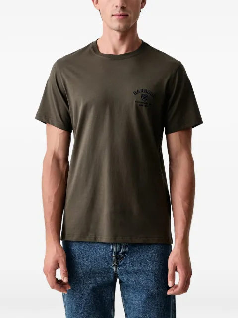 Barbour Tartan tailored crest T-Shirt