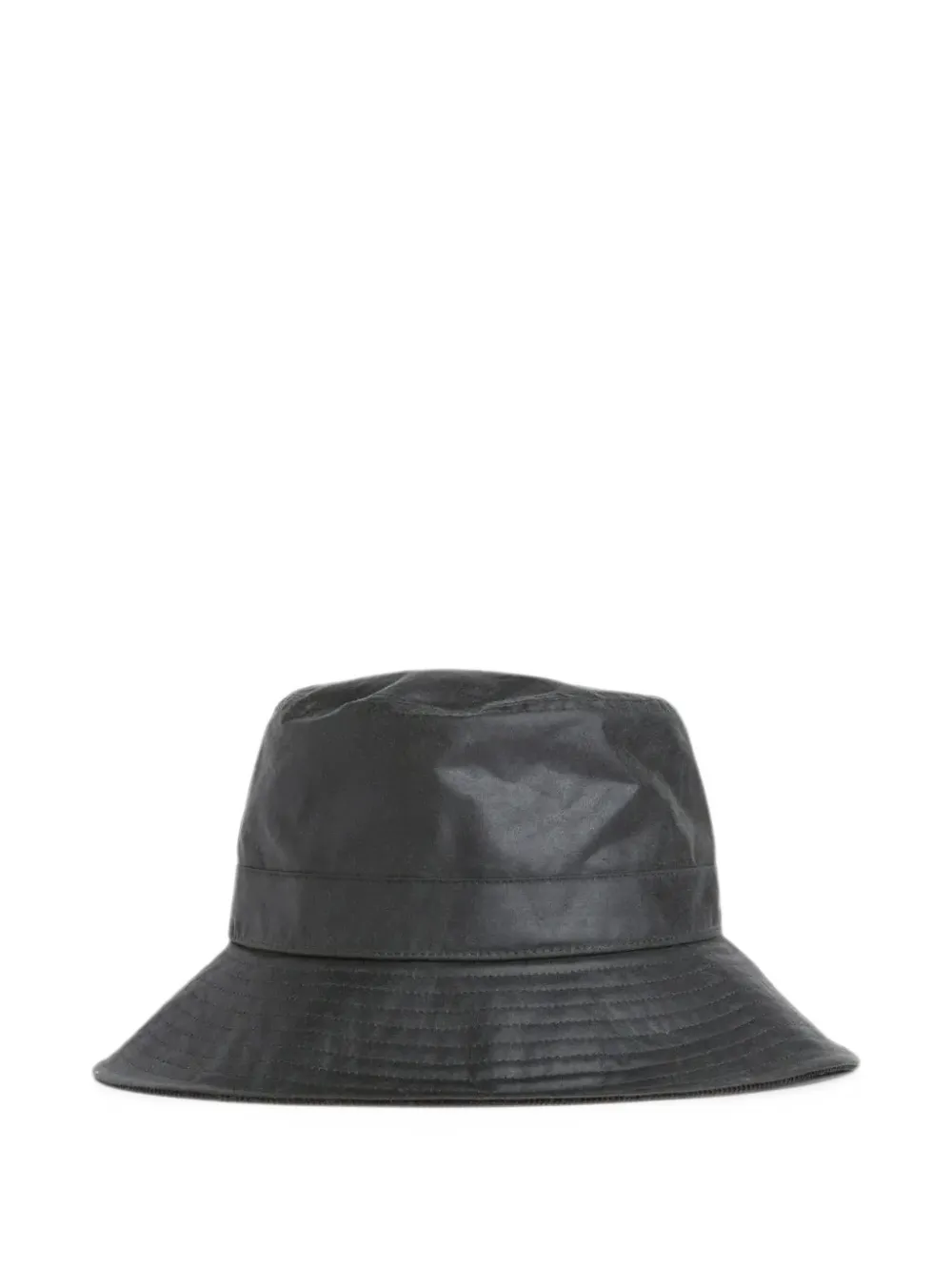 Barbour x A.P.C. waxed bucket hat Zwart