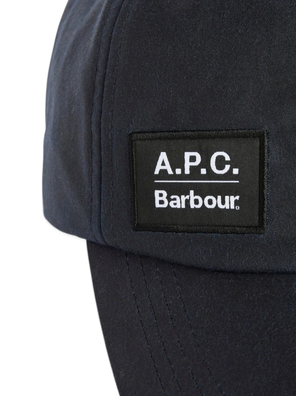 Barbour x A.P.C. waxed cap Blauw