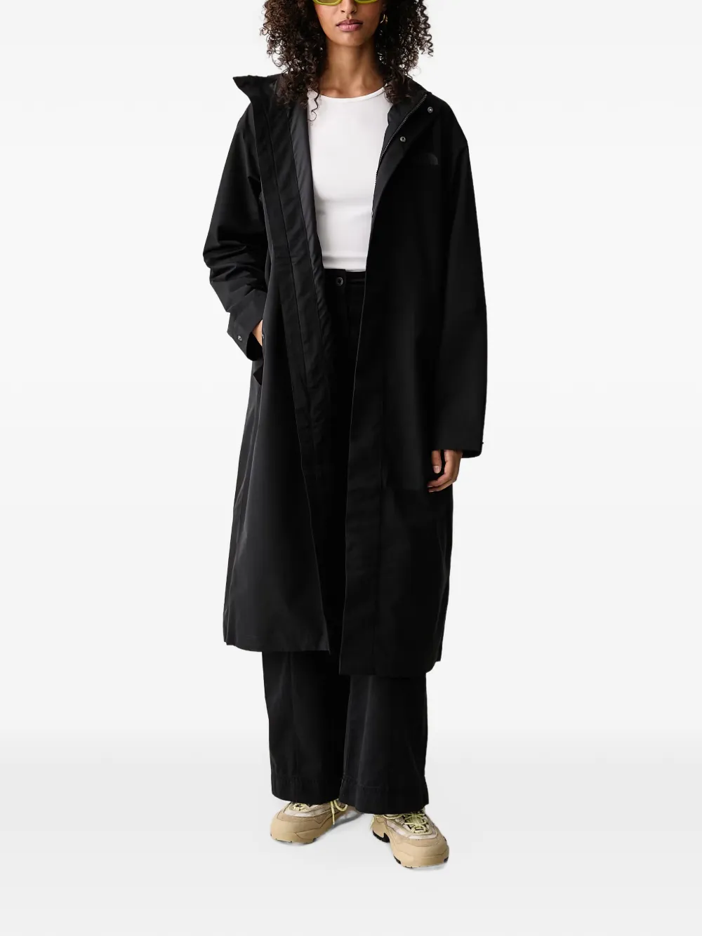 The North Face New Nukabira shell parka Zwart