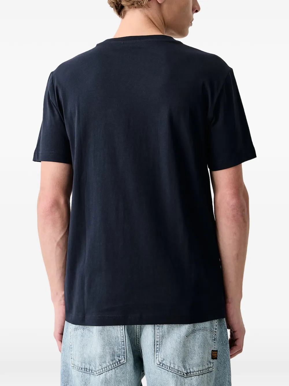 Trussardi Gentle Society logo-appliqué T-shirt Blauw