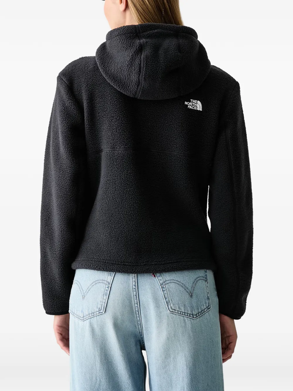 The North Face Yumiori 1 4-zip Novelty hooded fleece jacket Zwart