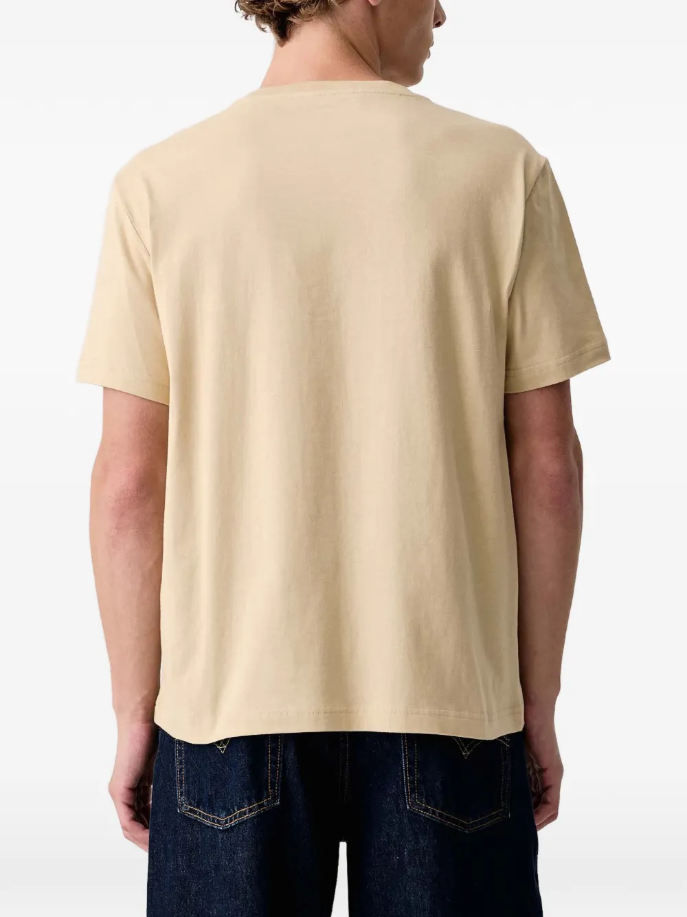 Trussardi greyhound-print T-shirt Beige
