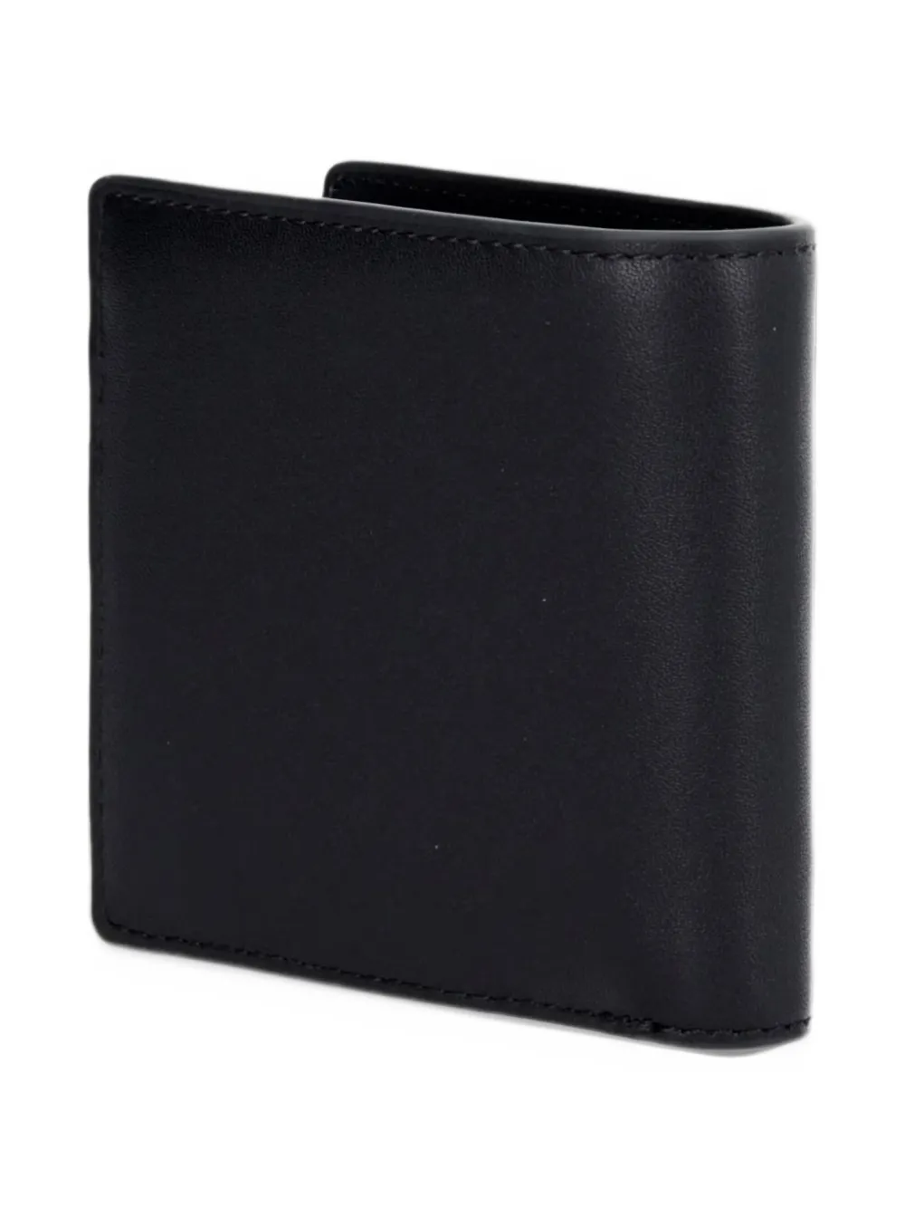 Trussardi logo-plaque bifold wallet - Nero