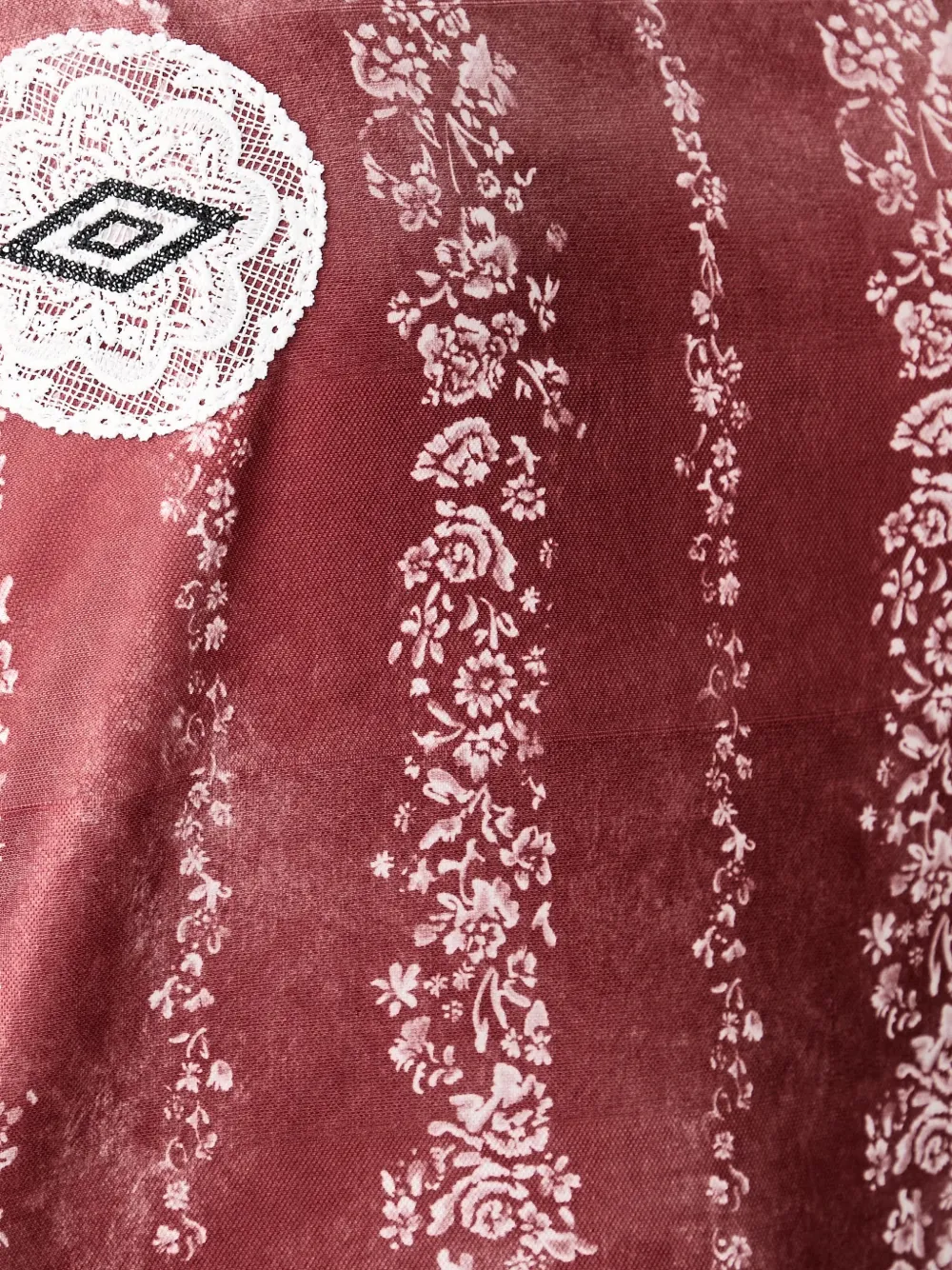 Stine Goya xUmbro floral-print polo shirt Rood