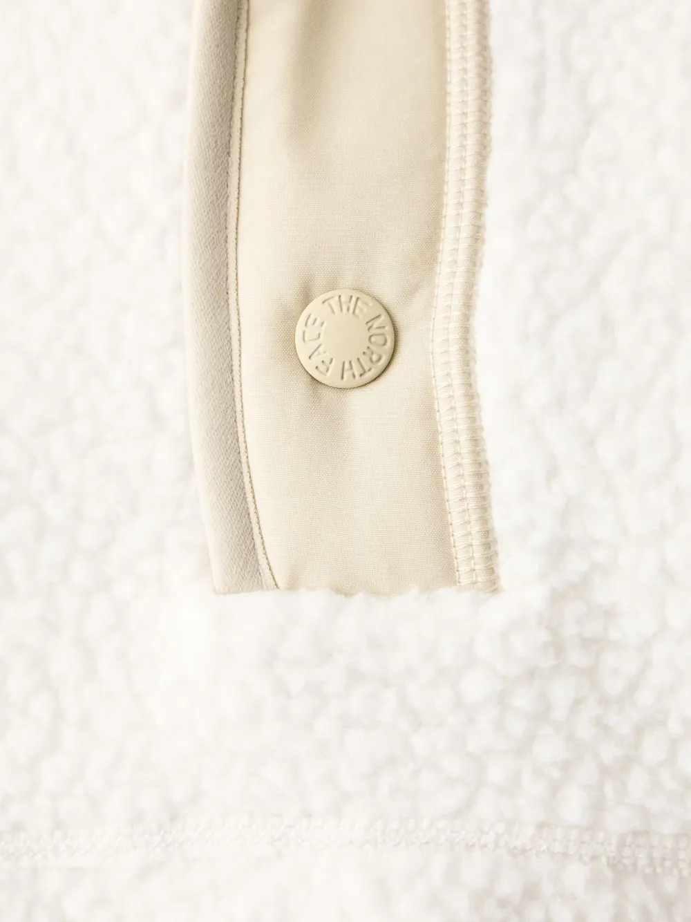 The North Face Cragmont 1 2 snap fleece jacket Wit