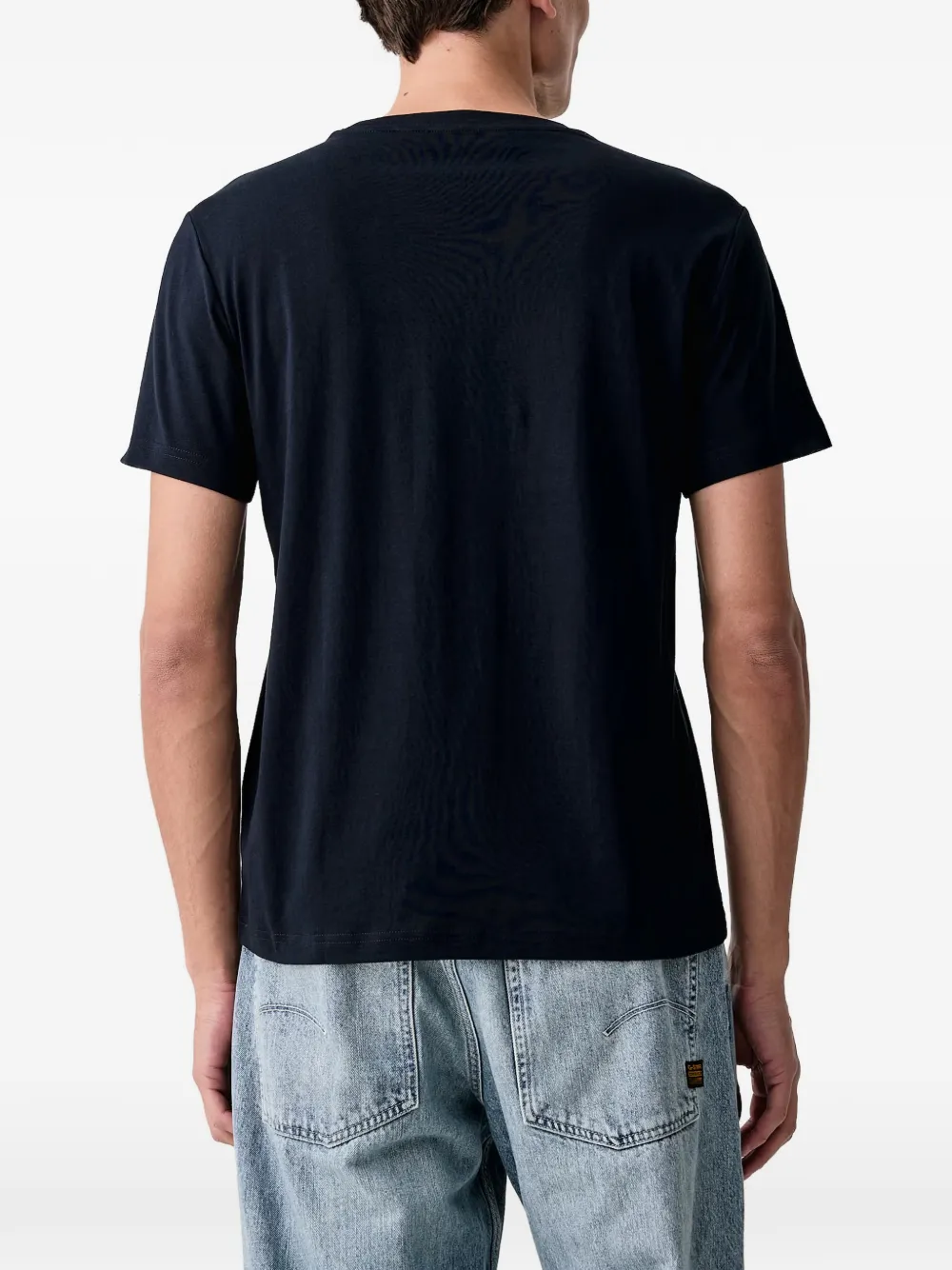 Trussardi embroidered-logo T-shirt Zwart