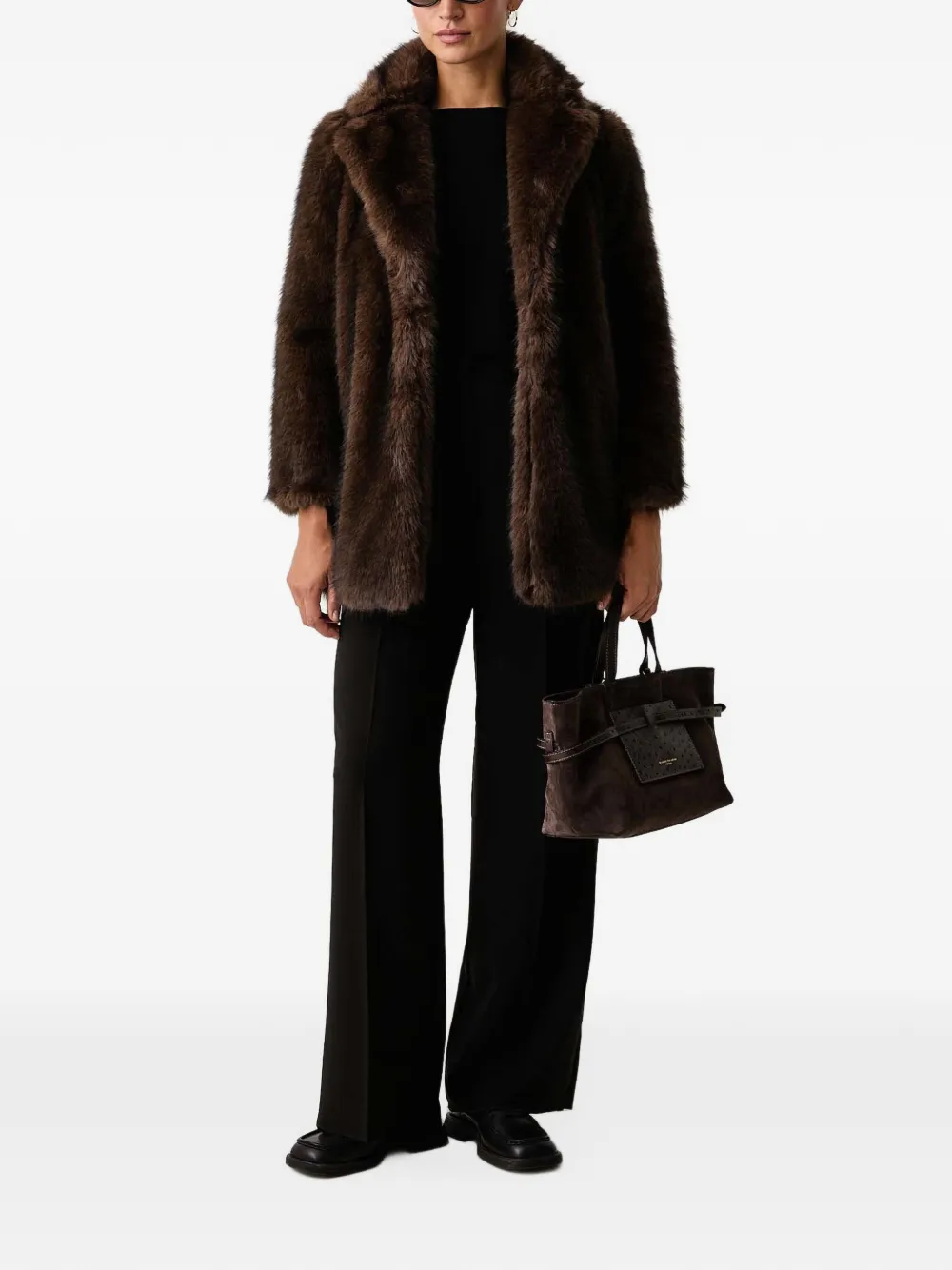 TWINSET dual-use maxi jumper Zwart