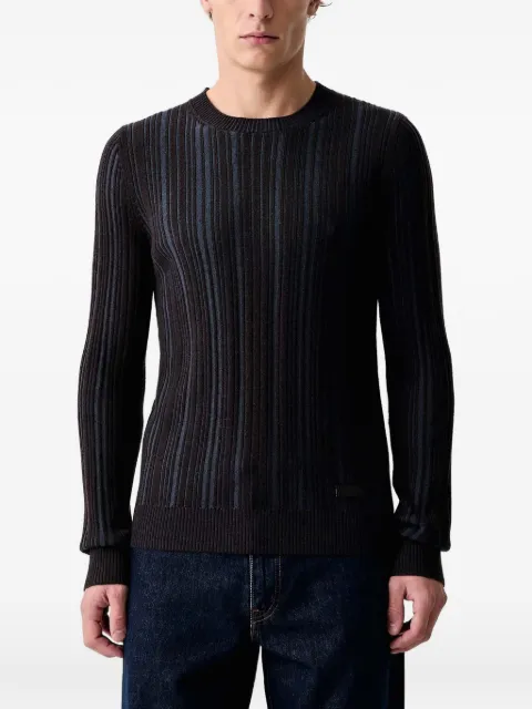 Trussardi ribbed-knit striped sweater