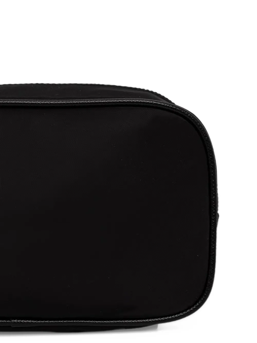 Armani Exchange logo-plaque wash bag Zwart