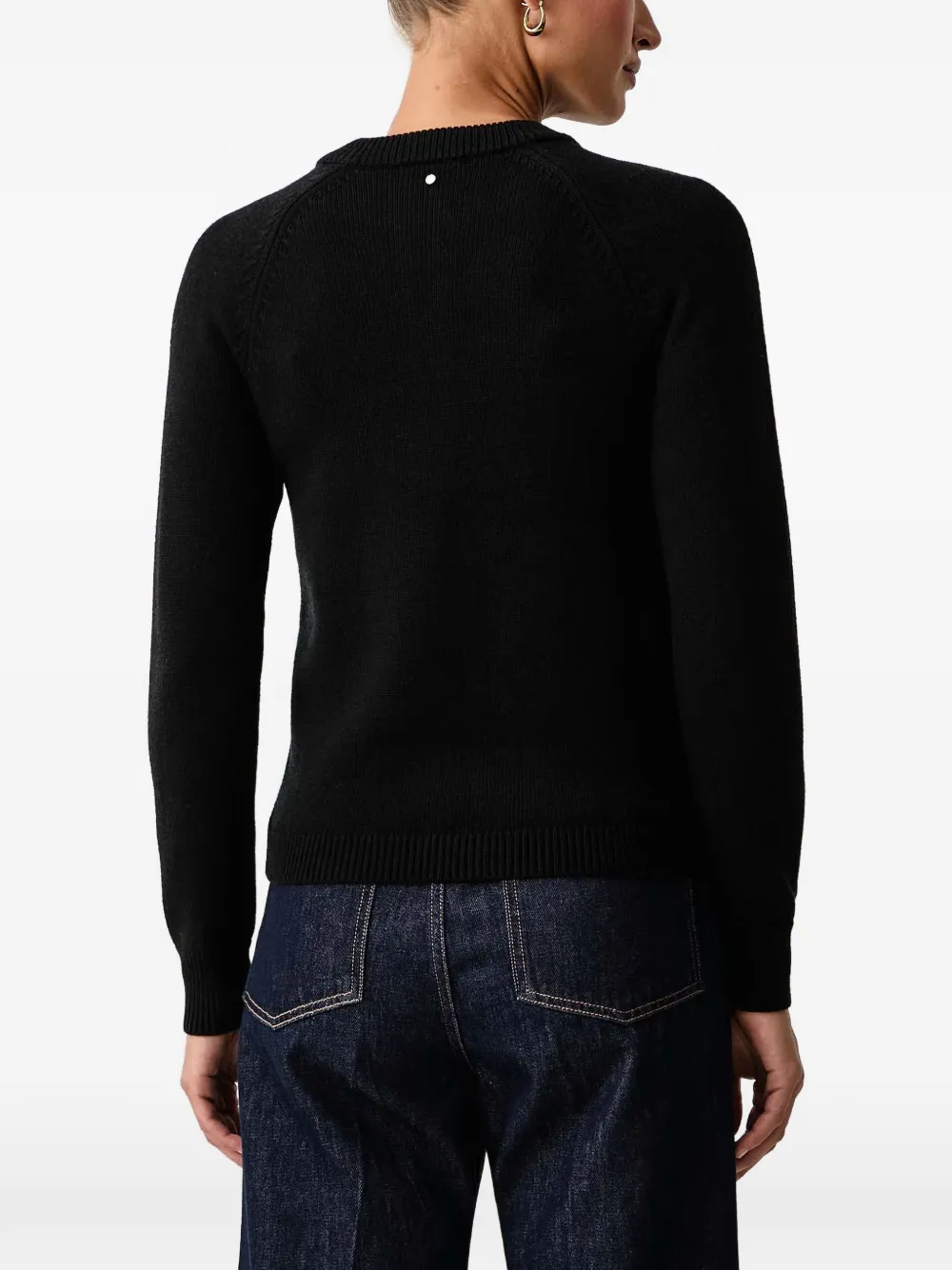 Armani Exchange sequin-embellished cardigan Zwart