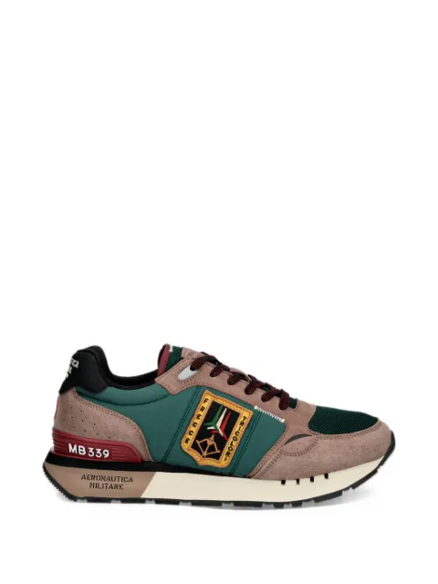 Aeronautica Militare Tricolor Arrows patch-detail panelled sneakers