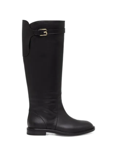 Baldinini buckle-detail knee-high boots