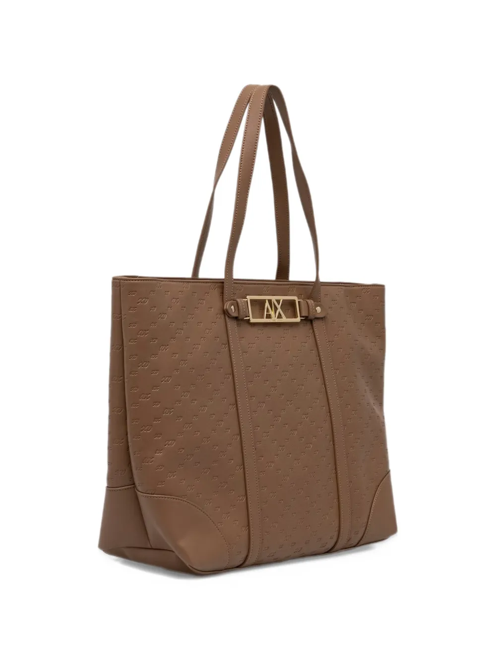 Armani Exchange logo-embossed tote bag Bruin