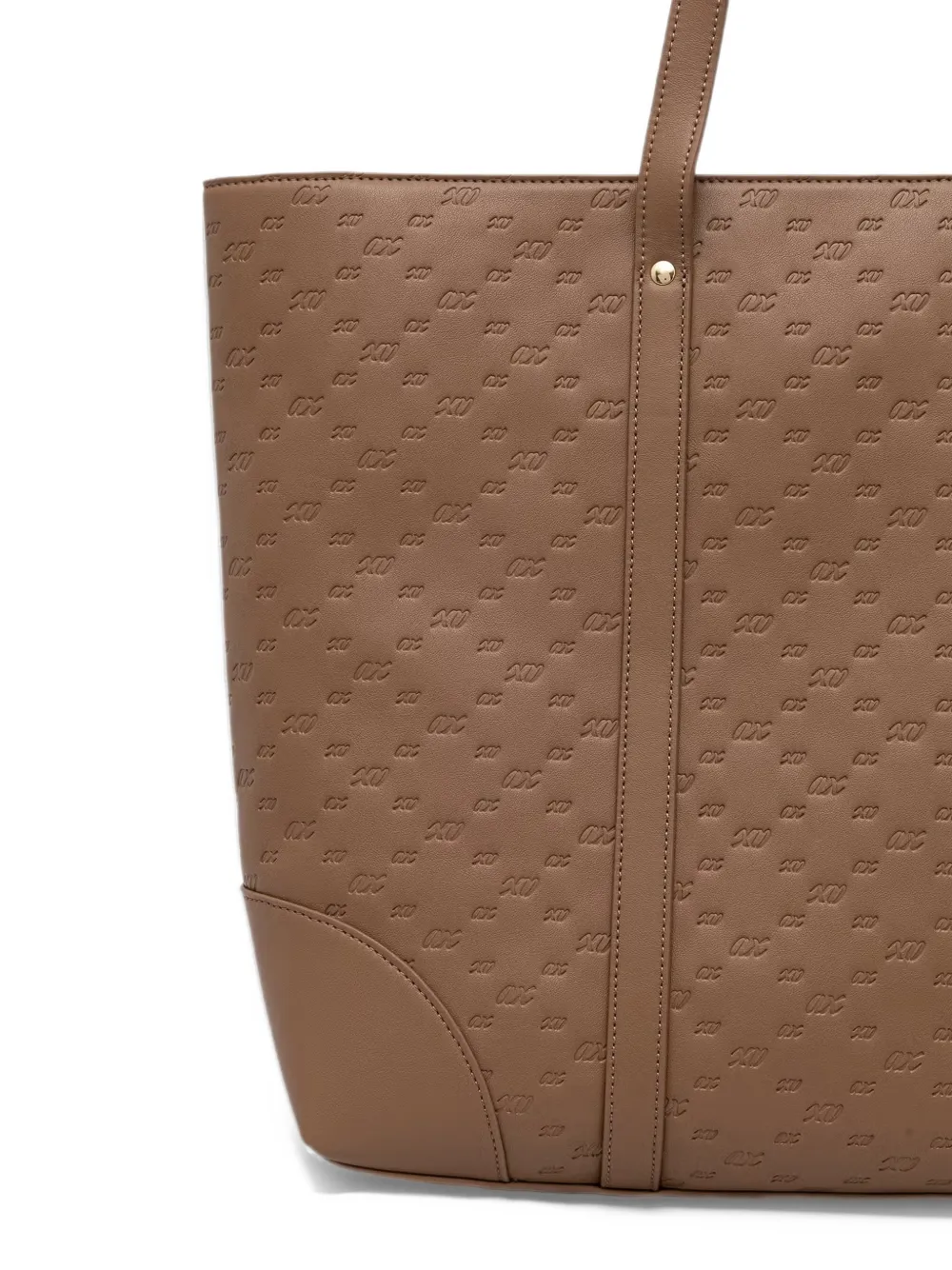 Armani Exchange logo-embossed tote bag Bruin