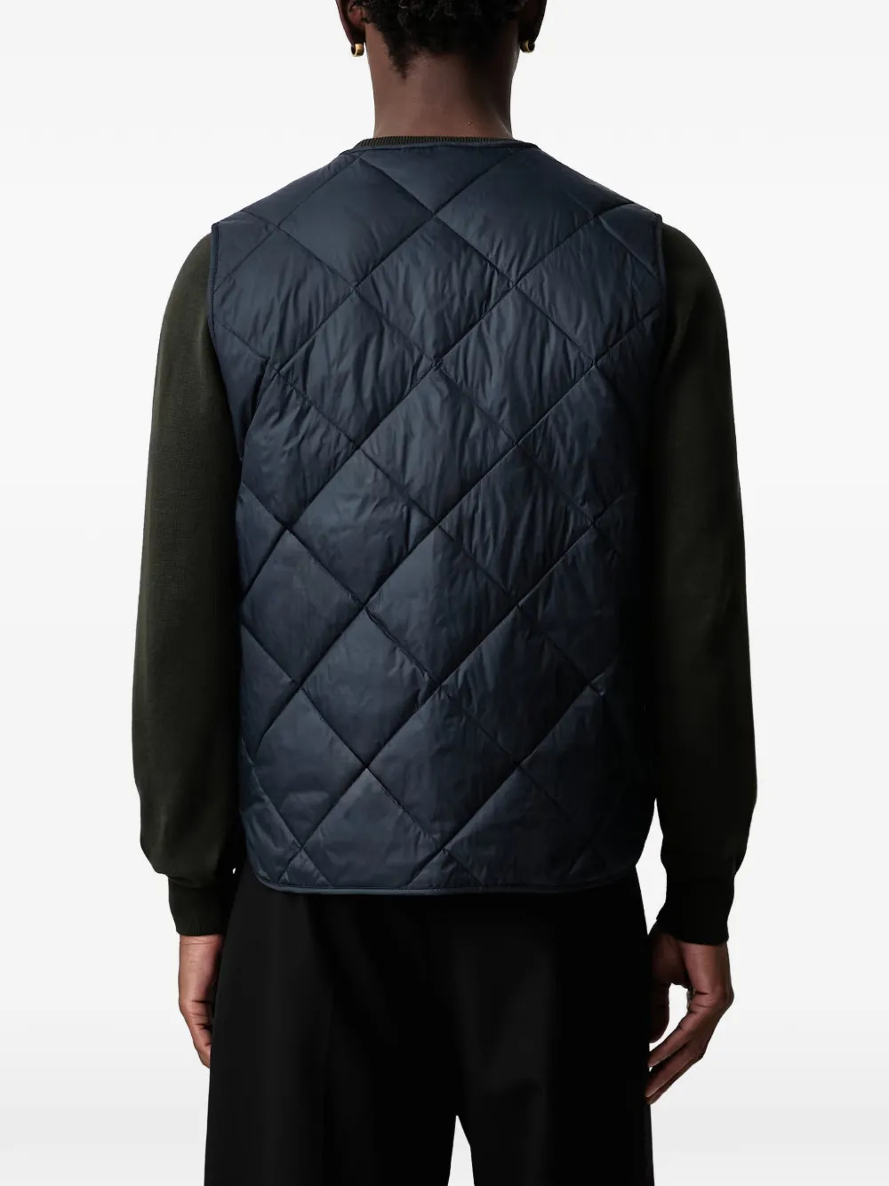 Barbour lightweight down reversible liner gilet Blauw