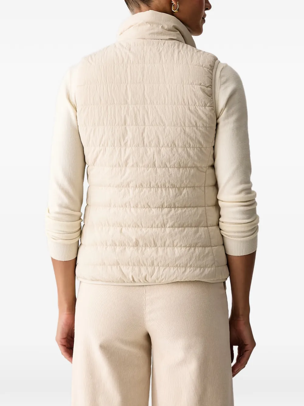 Aeronautica Militare reversible quilted gilet Groen