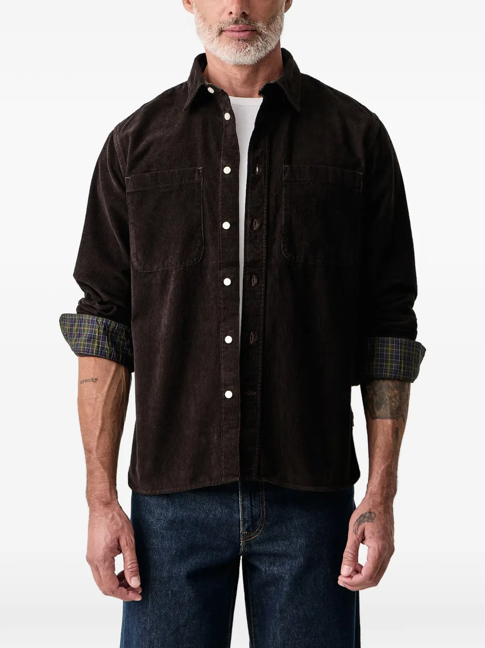 Barbour рубашка с длинными рукавами | коричневый | Image 1