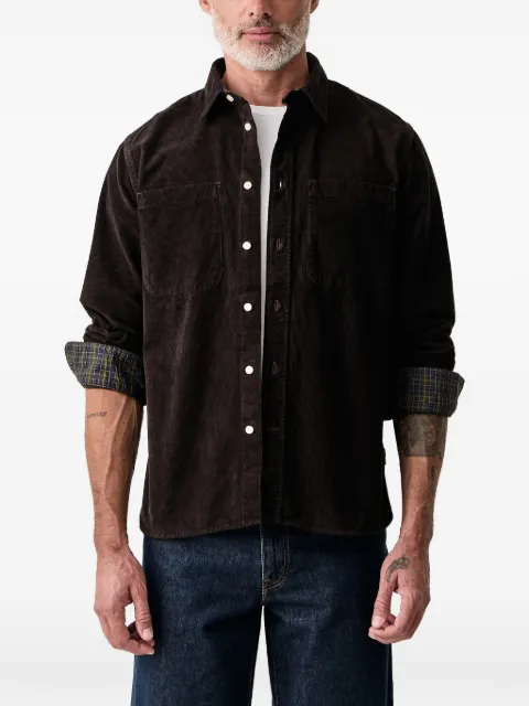 Barbour cord authentic-fit long-sleeved shirt