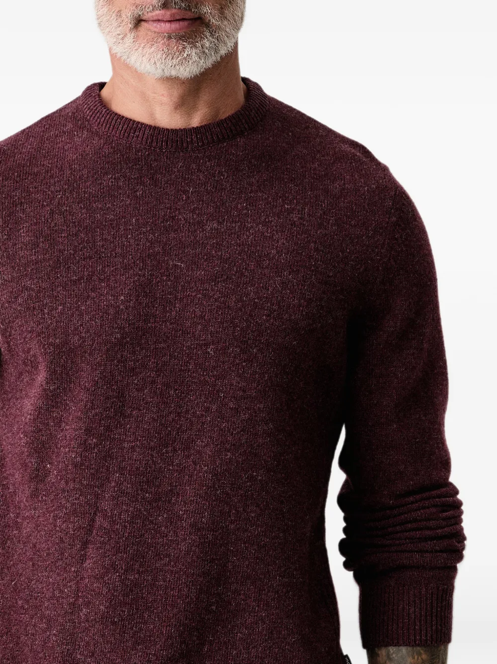 Barbour Holden crew-neck jumper Rood
