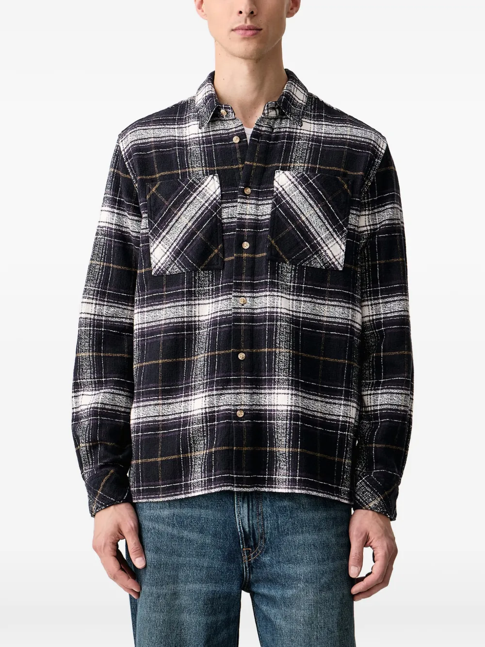 Barbour Kidson relaxed long-sleeved shirt - Blu