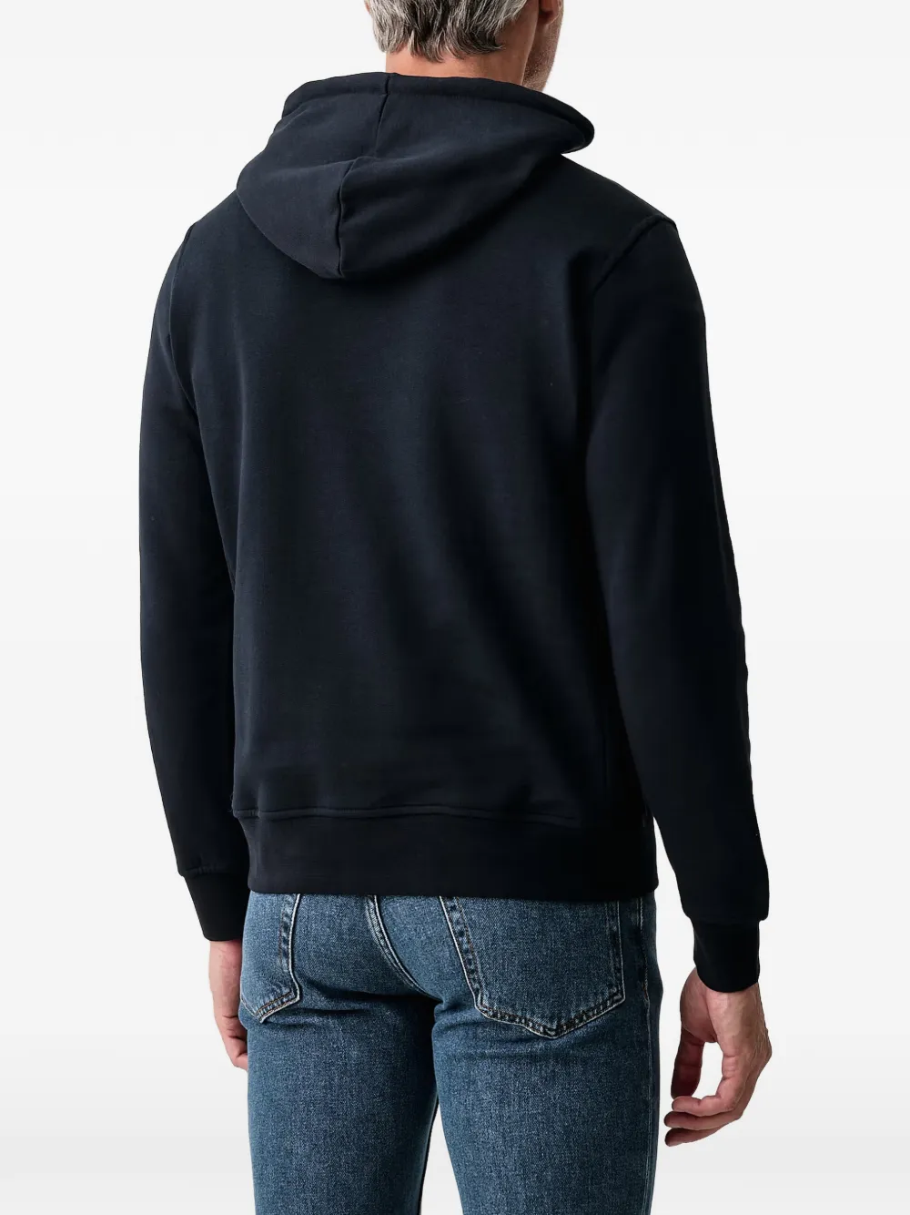 Trussardi Gentle Society logo-appliqué hoodie Blauw