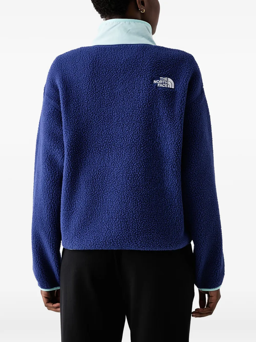 The North Face Cragmont 1 2 snap fleece jacket Blauw