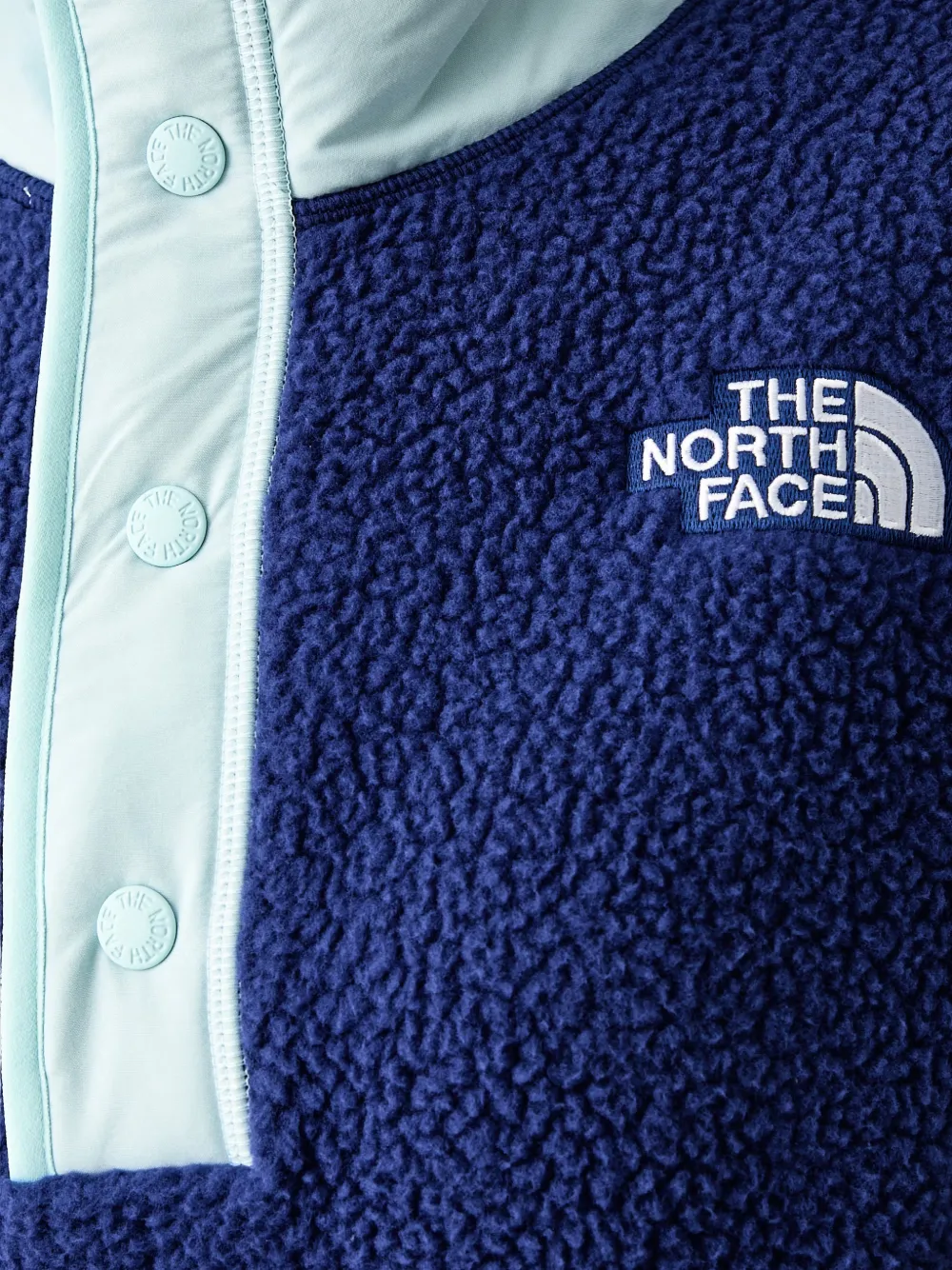 The North Face Cragmont 1 2 snap fleece jacket Blauw