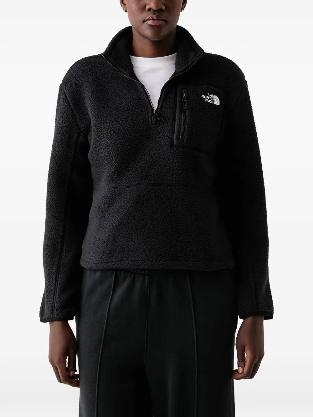The North Face Yumiori ¼ zip sweatshirt Zwart