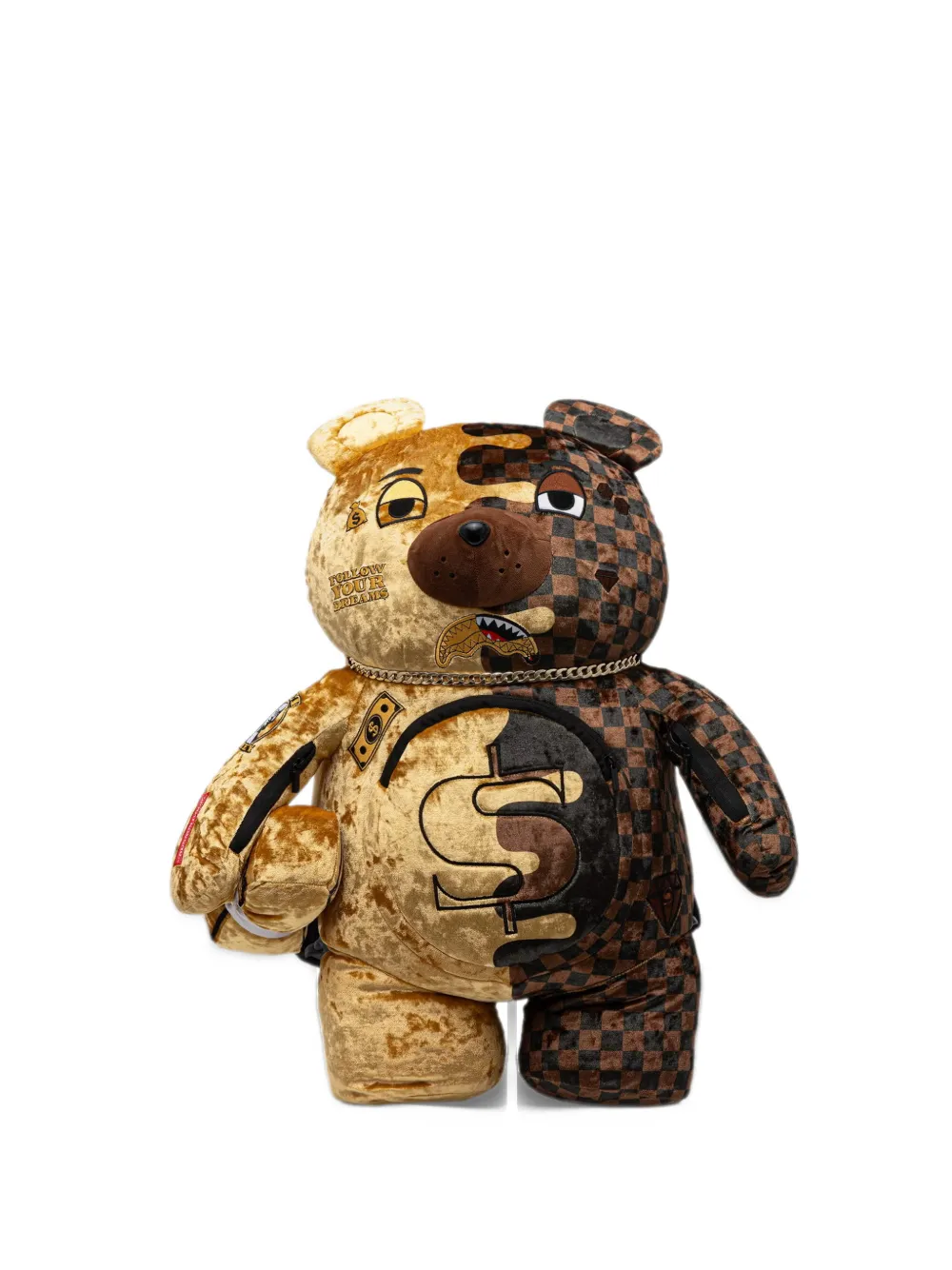 Sprayground Golden Dynasty Moneybear backpack - Oro