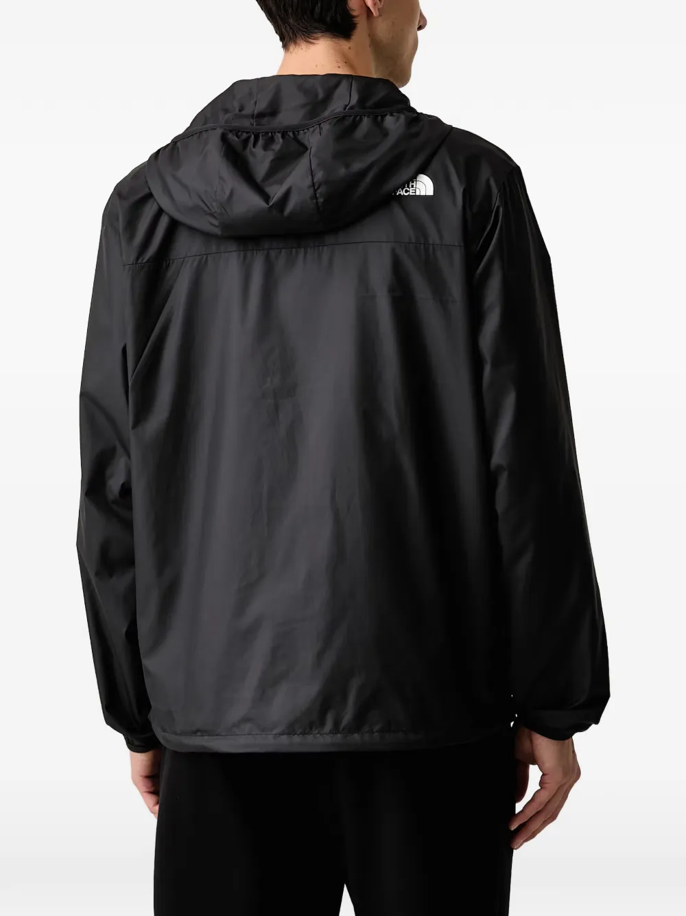 The North Face ripstop hooded jacket Zwart