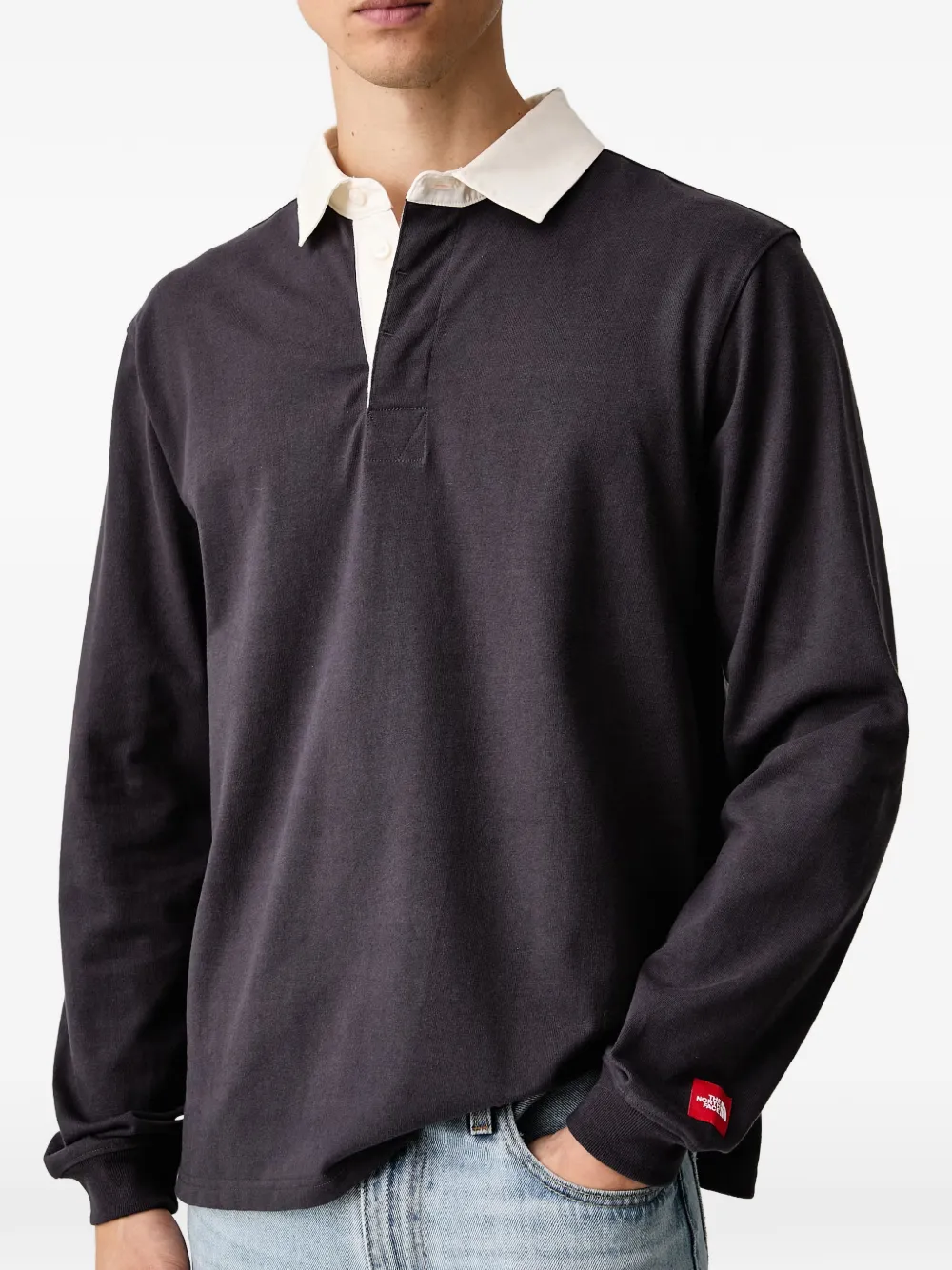 The North Face Tnf™ red box rugby shirt Paars