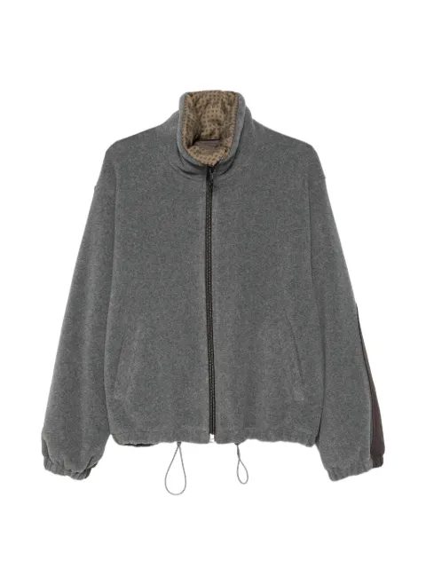 Magliano contrast-panel zip-up jacket